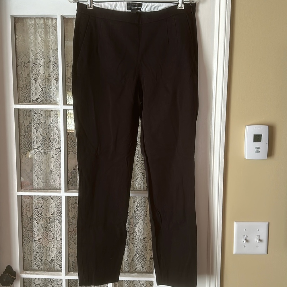 J Crew black Martie pants.  Size 8 T